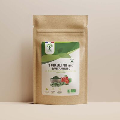 Organic Spirulina and Acerola Mix tablets - Bioptimal