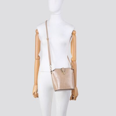 Faux Leather Mini Crossbody Bag # 2157