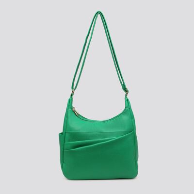 Vegan Leather Crossbody Bag #3418