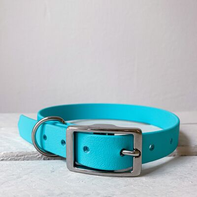 Collier Biothane turquoise - xxs