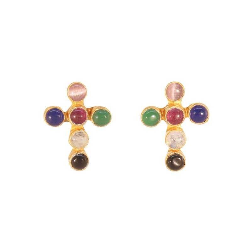 ORECCHINI ALMUDENA PICCOLO MULTICOLORE