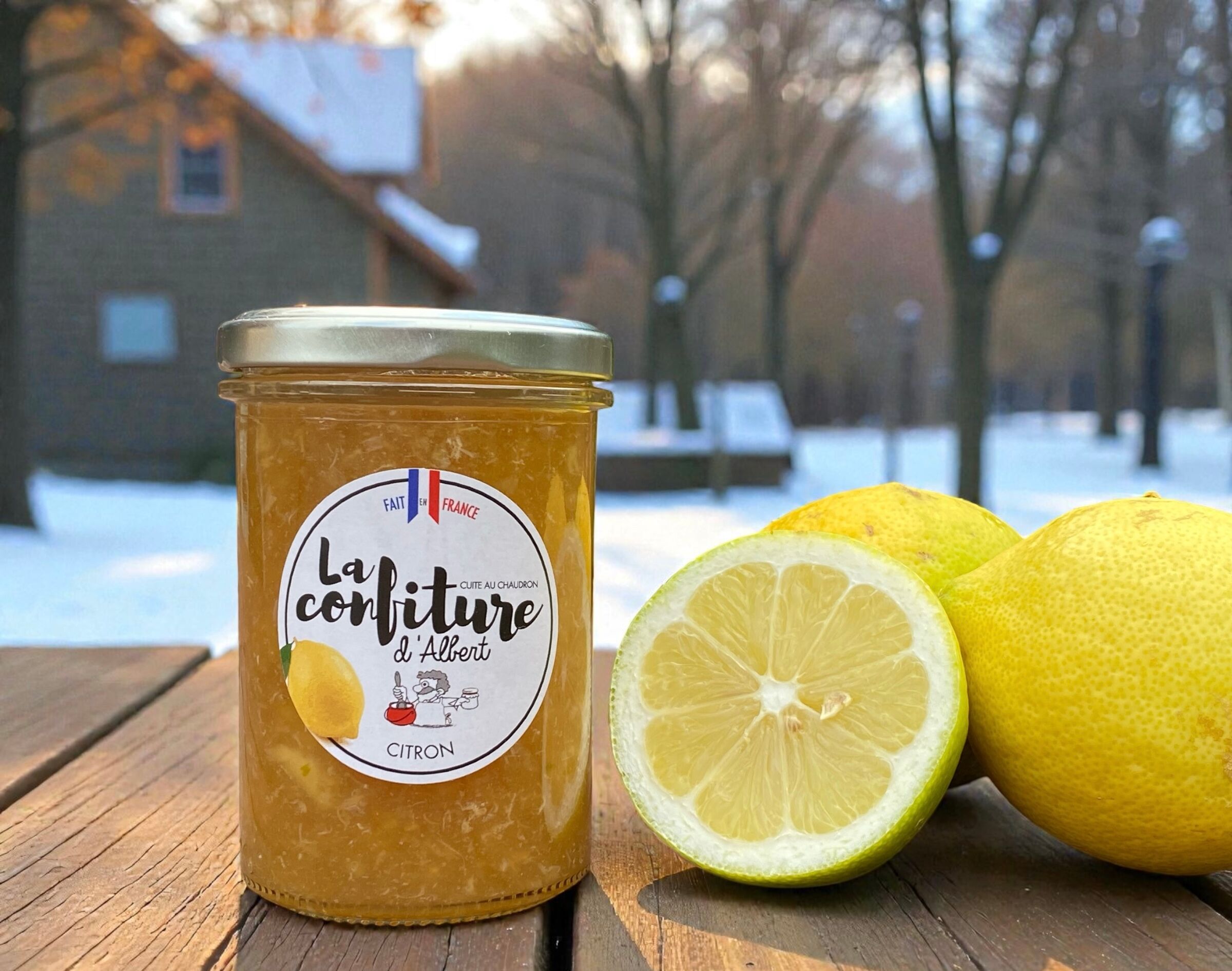 Organic lemon jam