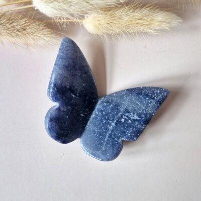 Gemstone Butterfly 6x5 cm – Blue Aventurine