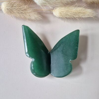 Gemstone Butterfly 6x5 cm – Green Aventurine