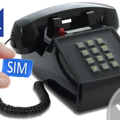 Descrizione PushMeFon mobile hEar telefono fisso / telefono fisso GSM / telefono cellulare per anziani
