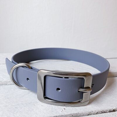 Collier Biothane gris - xs