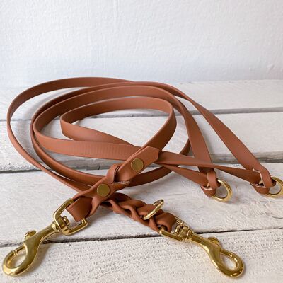 Biothane leash light brown - M