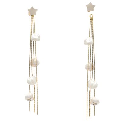 Orecchini Perlata Star e perle
