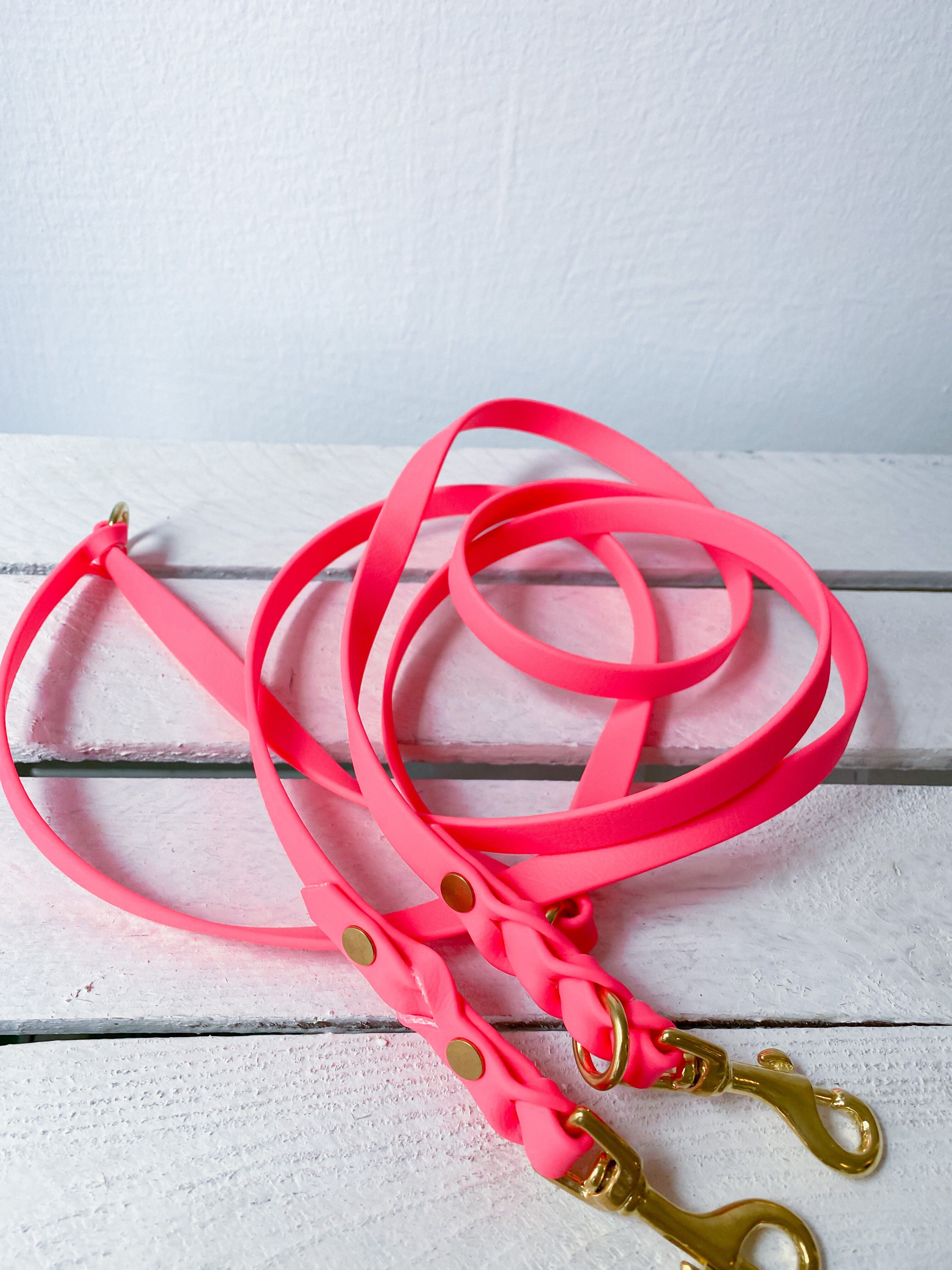 Buy wholesale Biothane leash neon pink M