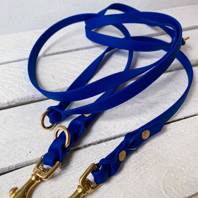 Biothane leash blue - M