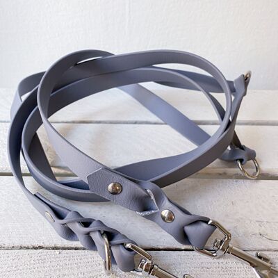 Biothane leash gray - M