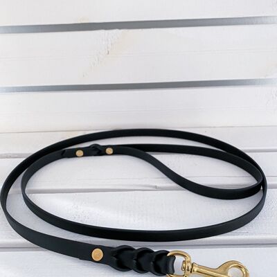 Biothane city leash black - S