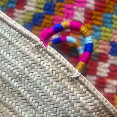 RAYYA Shopper con asas de colores