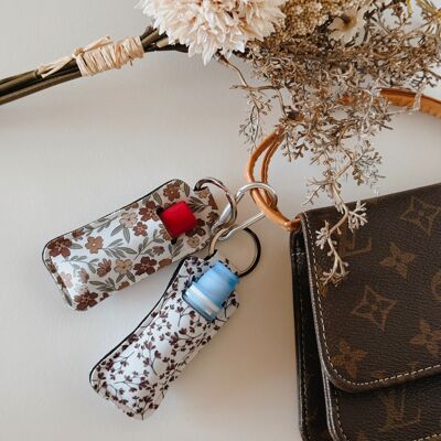 Lip Balm / Accessory Keychain 72 patterns to choose from neoprene