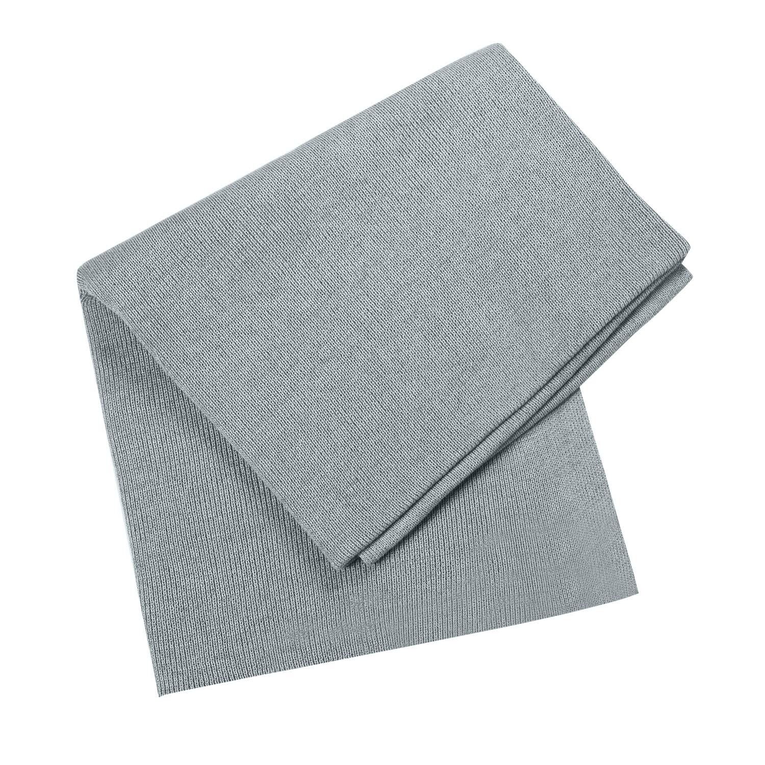 Couverture "Adelinda" - plaid gris coton bambou