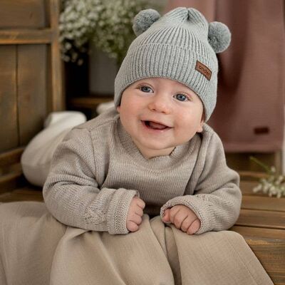 100% Merino Wool Baby pollover SIENA Made in Poland