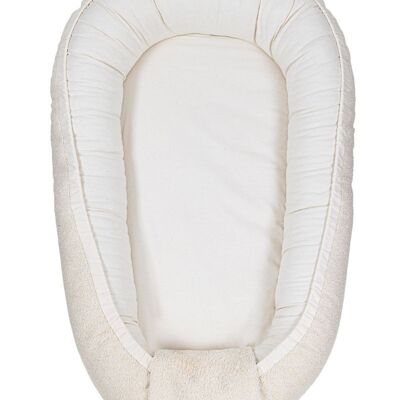 Nid d'ange beige Teddy – 100 % coton, fabriqué en Pologne