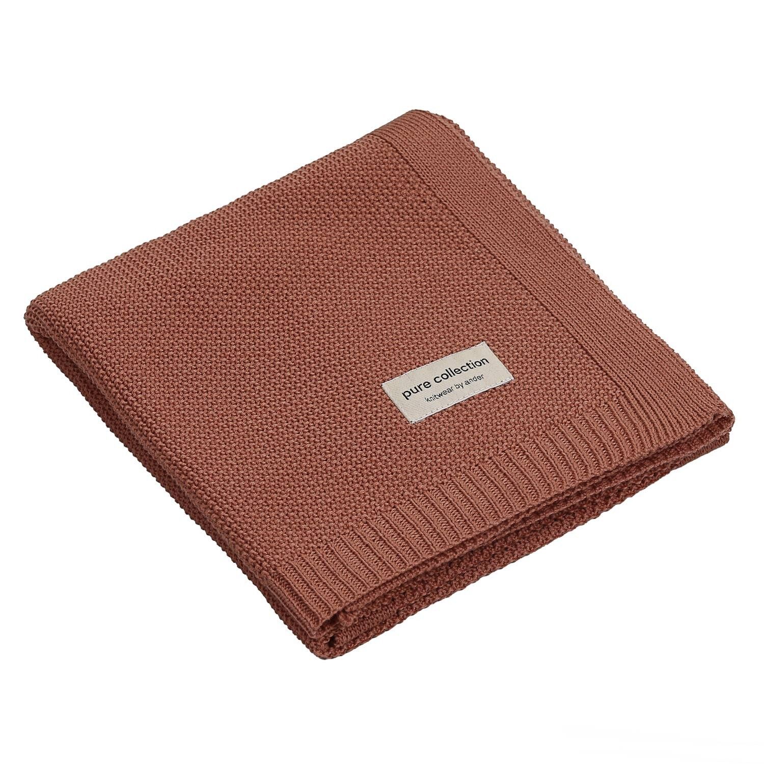100% merino wool baby blanket  - knitted  TOP SELLER