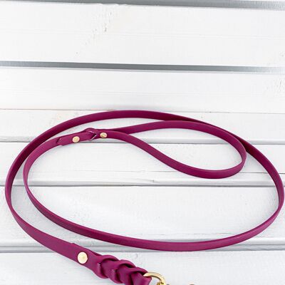 Biothane city leash burgundy - M