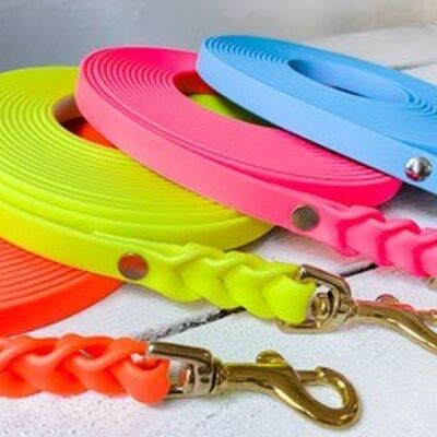 Câble de remorquage Biothane rose fluo - 10 m