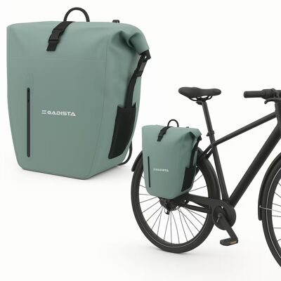 Bolsa trasera para bicicleta de TPU 2 en 1: impermeable, ligera y universal