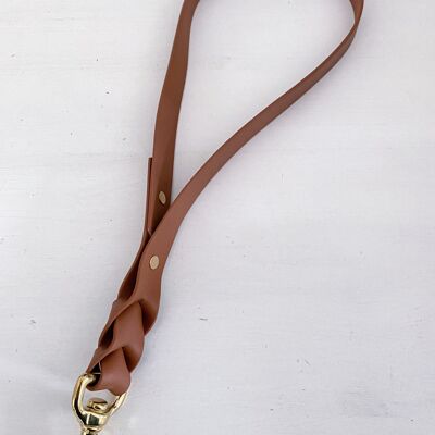 Biothane short guide light brown - M