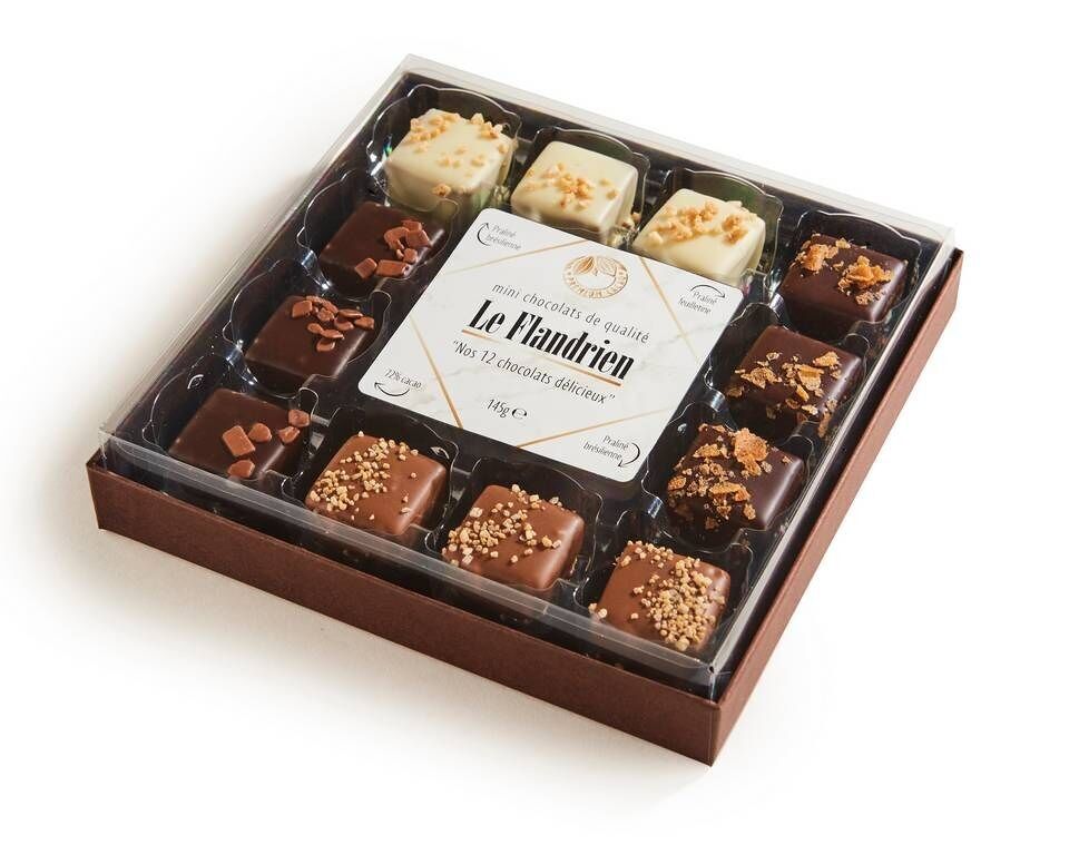 Nuestro surtido de 12 bombones Carrément Bon de 145 g – Bombones Pralibel