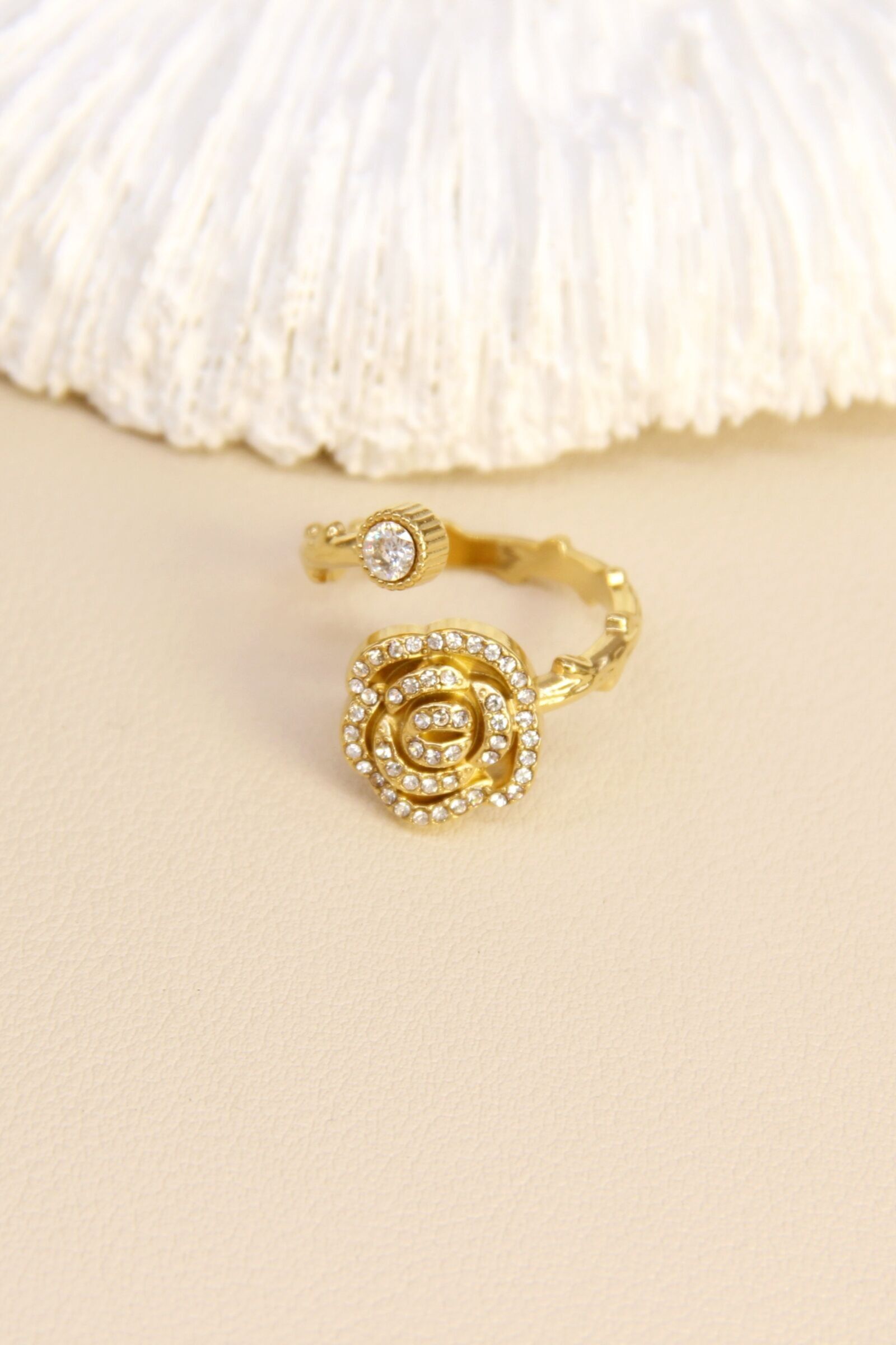 Anello Rosa Eterna - Acciaio Inossidabile