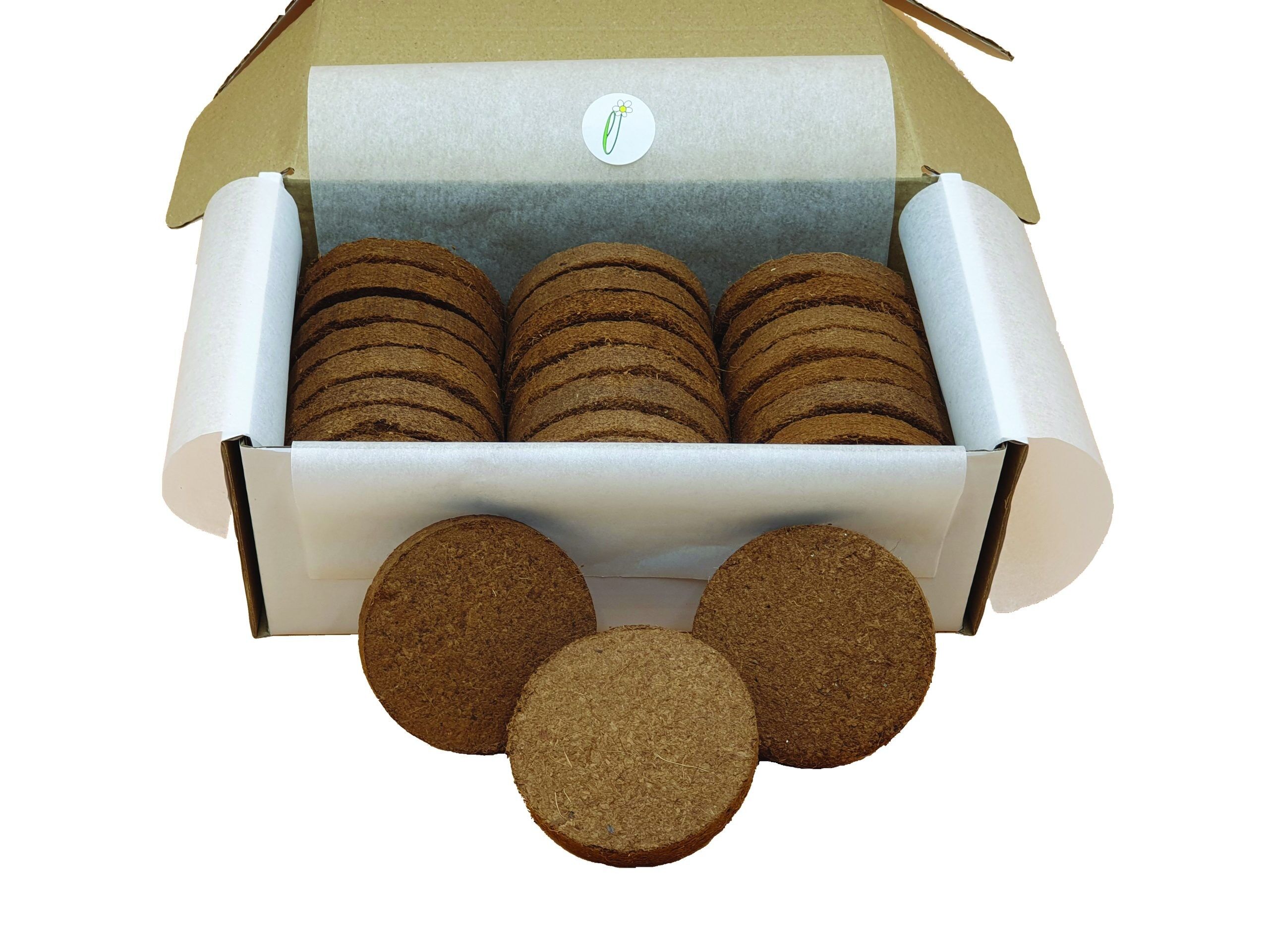 Compost di cocco composto da fibra di cocco organica naturale al 100% | Il substrato di coltivazione perfetto | dischi di terreno compressi facili da usare | Confezione da 20 litri