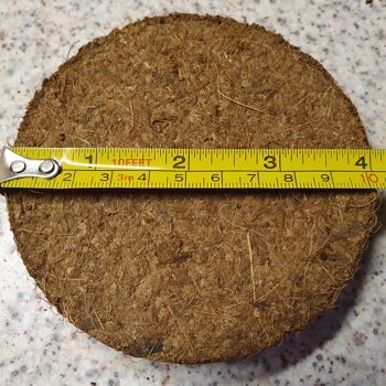 Compost de fibre de coco à base de fibre de coco biologique 100 % naturelle | Le support de culture parfait | disques de sol compressés faciles à utiliser | Paquet économique de 20 L 4