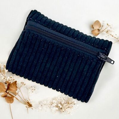 Marsupio XS, blu navy "velluto a coste"