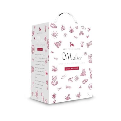 BAG IN BOX 5L MALICE ROUGE