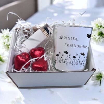 Forever in Our Hearts Candle Gift Set | In Memory of Mum, Dad, Gran, Grandad