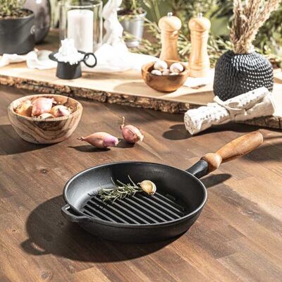 Cast iron grill pan Carry