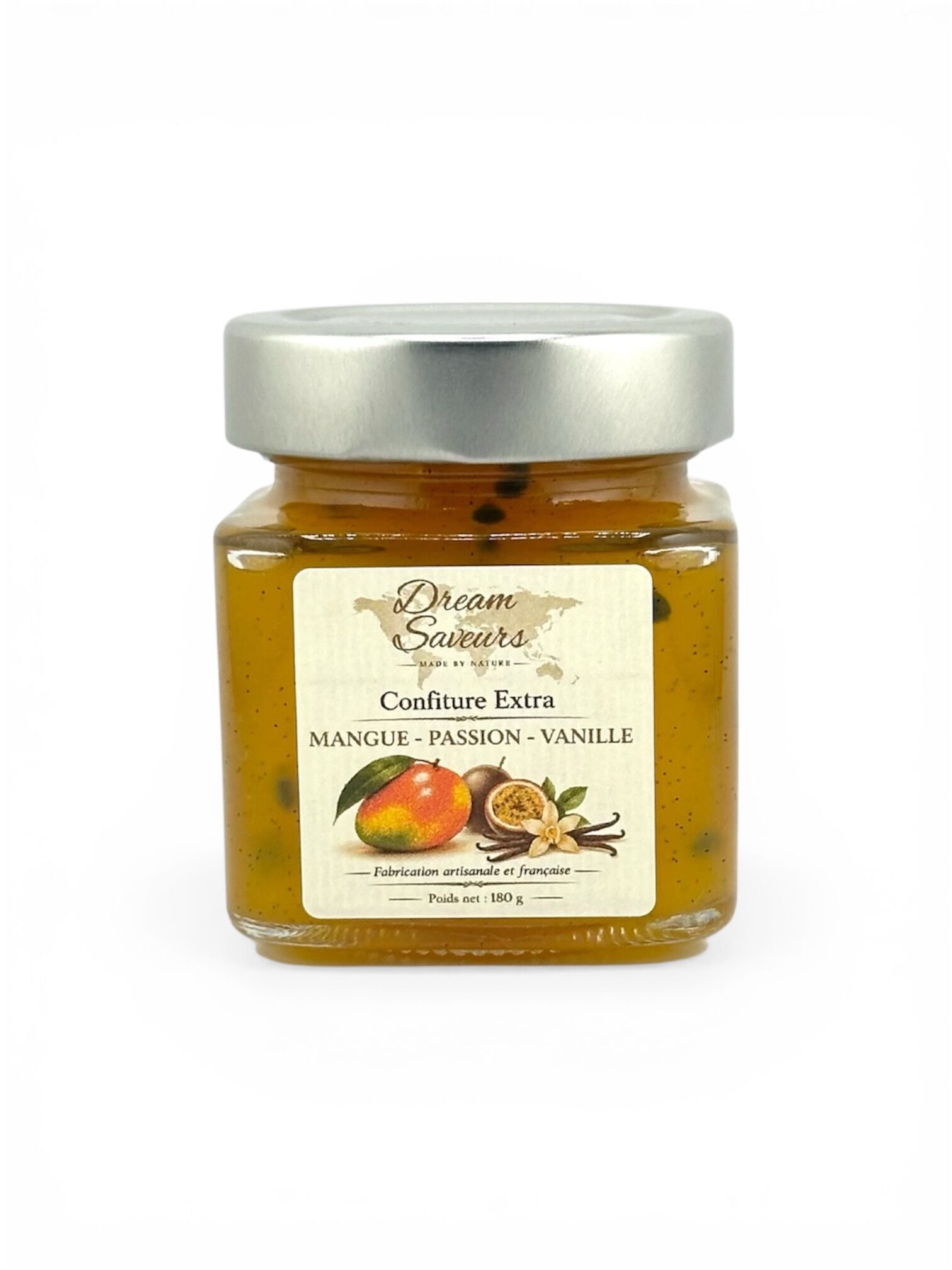 Mango-passion-vanilla jam
