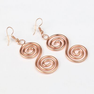 Boucles d'oreilles en cuivre - Modèle 14