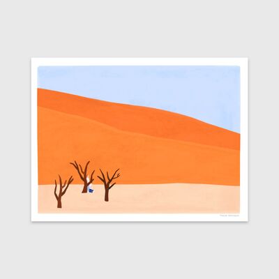 Stampa artistica "Amore in Namibia" (A3)