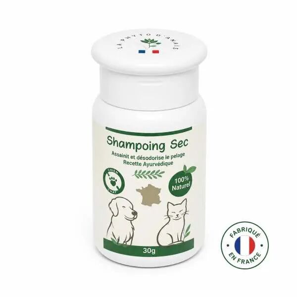 Natural Dry Shampoo for Dogs and Cats