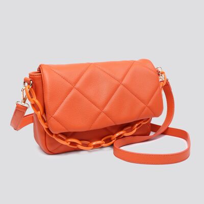 Vegan Leather Crossbody Clutch Bag # 3408