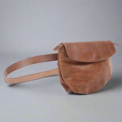 Coco Light Brown Leather Bumbag/purse