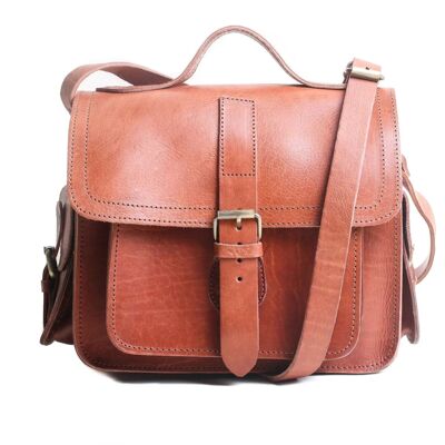 Borsa a tracolla per fotocamera - Marrone chiaro