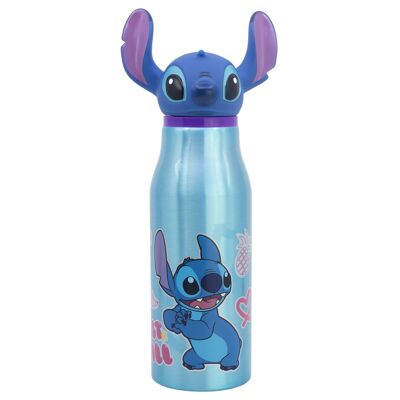 STOR ALUMINUM BOTTLE WITH 3D FIGURINE 690 ML STITCH DRAWING