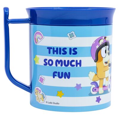 STOR MICRO EASY HOLD MUG 400 ML BLUEY PLAY