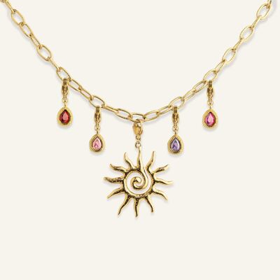 Collana con ciondolo - Sole