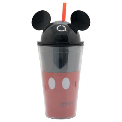 STOR MICKEY MOUSE 3D STRAWBERRY CUP WITH LID 535 ML