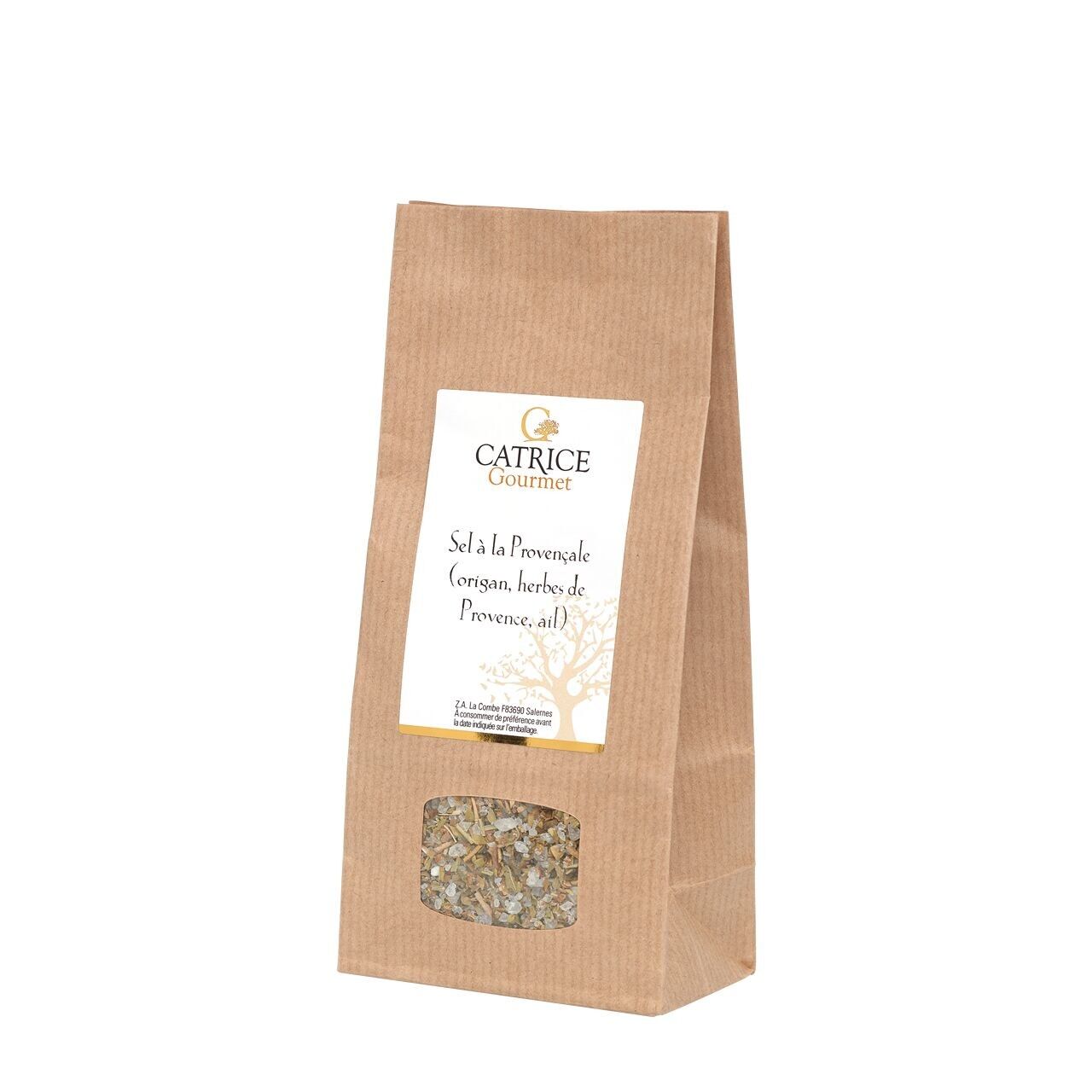 Provençal salt (oregano, herbs of Provence, garlic) Kraft bag 260g