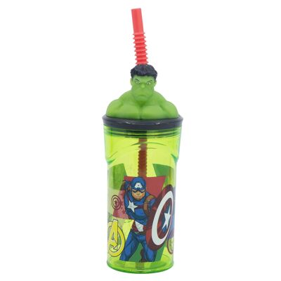 STOR VASO FIGURITA 3D 360 ML AVENGERS SEVEN WONDERS HULK
