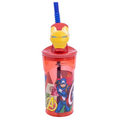 STOR VASO FIGURITA 3D 360 ML AVENGERS SEVEN WONDERS IRON MAN