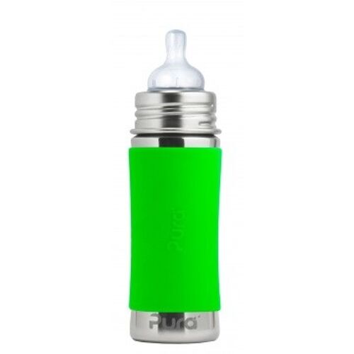 Pura speenfles 325 ml + groene sleeve