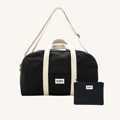 Sac à langer compact : Charlie et sa pochette Lou Noir